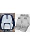 Luxury Quilted Car Seat Covers Full Set – Universal Fit for 5 Seats, Fits for Sedan Car - 2