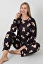 Women's Patterned Pajama Set 255238 - - 2