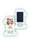 10 Pieces (with Card and Gelatin) Twin Baby Magnets That Will Turn 1 Year Old - 2