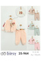 Baby Girl Printed 3-Piece Tracksuit Set (Sweatshirt, Pants, Jacket) (9-12-18 Months) - 5