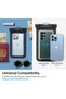 Husa subacvatica telefon waterproof A601, negru - 7