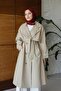 Oversize Trench Coat - Cream - 3