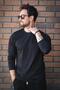Betti Slim Fit Lycra Honeycomb Fabric Crew Neck Men's Long Sleeve T-Shirt - 3