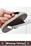 Ergonomic Kitchen Pot Pan Stubborn Dirt Remover Bathroom Tile Cleaner Dishwashing Sponge with Handle - 3