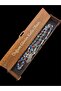 Special Design Burgundy Blue Prayer Beads, Enamel Embroidered Metal Prayer Beads, with Wooden Box