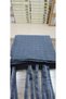 Luxury 1St Class Dark Anthracite Balcony Curtain with Cornice Dimensions in Width X Height