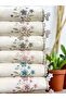 6-Piece Floral Earring Embroidered Colorful Dowry Set 30X50 Kitchen Towel Set - 5