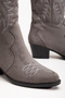 Women's Western Cowboy Embroidered Long Boots - 6