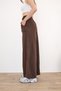Women's Cotton Elastic Wide Leg Summer Trousers - 5