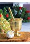 Brass Bronze Alloy Gold Mortar 10.5 cm 1250 Gr – Hand Forged Spice Mortar - 5
