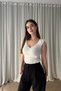 Lace Top with Bow Detail - 5