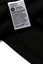 Men's Rocco O Neck Medium Thick Ribbed Stretch Long Sleeve Cotton T-Shirt Black - 6