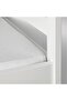 LEN Fitted sheet for cot, white, 60 x 120 cm, 2 pack - 3