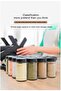 360 Degree Rotating Spice Rack - Adjustable Kitchen Organizer with 18 Spice Jars - 5