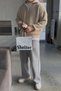 Men's Corduroy Half Zipper Collar Detailed Beige Sweater - 6