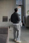 Men's Ribbed Half Zipper Collar Detailed Smoked Sweater - 3