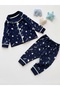 100% Cotton Long Sleeve Buttoned Seasonal Baby Kids Pajamas - 2