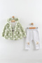 Baby Girl Plush Coat Tracksuit Set (9-12-18 Months) - 2