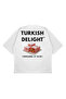 Unisex Oversize Turkish Delight Printed Boxy Fit Thick Fabric T-Shirt - 2