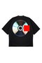 تي شيرت YEEZUS DISK مطبوع بمقاس كبير للجنسين، قماش سميك (240 جرامًا لكل متر مربع) - 2