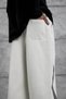 Men's Sweatpants with Returned Lettering, Cream, Oversize, Loose Fit, 3 Yarns, Without Drawstrings - 5