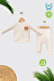 100% Cotton Baby Underwear Set with Teddy Bear Figure