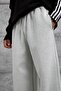 Men's Sweatpants Gray Oversize Loose Fit 3 Thread Without Threaded Detail - 2