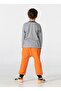 Tiger Paws Orange Trousers+T-shirt Set - 2