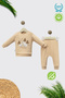 100% Cotton Baby Underwear Set with Forest Bear Figure
