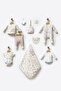 100% Organic You and Me Bear Patterned 10-Piece Hospital Discharge Set