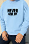 سترة مطبوعة بياقة دائرية من Never Give Up