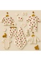 100% Organic Cotton 10-Piece Newborn Hospital Take-Home Bodysuit Set – Patterned Baby Set 0-3 Months