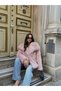 Women's Black Premium Plush Winter Faux Premium Fur Coat - 3