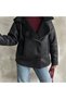 New Season Zr Women's Oversize Suede Fur Detailed Women's Zr Coat Women's Jacket - 5