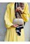 Women's Gold Chain Detail Long Chain Strap Evening Bag (Suitable for Phone Use) - 4