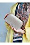 Women's Gold Chain Detail Long Chain Strap Evening Bag (Suitable for Phone Use) - 5