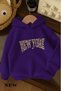 New York Printed Children's Hooded Sweatshirt