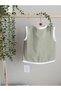 Organic Muslin Baby Vest, Baby Boy Khaki Vest, 0-2 Years Old - 5