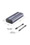 SolidForce Reefer Pro USB 40Gbps M.2 NVMe SSD Enclosure Space Grey | S1226A - 4