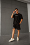 Live Better oversize şortlu takım - 2