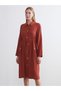 Lcw Grace Brown Shirt Collar Women's Ferace - 2