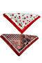 2-piece satin bandana set - satin scarf & satin bag accessory - custom pattern bandana 45x50 cm - 2
