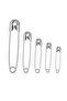 Safety Pins Set - 102pcs Multi-Size Rust-Resistant Pins with Secure Clasp for Sewing