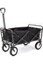 FFD wagon Trolley Folding Outdoor Utility Wagon Adjustable Wagon Cart Folding Camping Wagon Small - 2