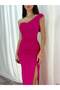 Women's Single Sleeve Evening Dress