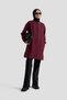 Tunic with Stone Lace Detail on the Collar, Ribbed Sleeves, Zippered 25Ayc436 Modaayka