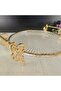3 Piece Cast Metal Frame Glass Cake Presentation Set Gold - 4