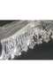 Silver Color Sequin Fringe Tassel Embroidery Ribbon Decorative Strip Accessory - 3