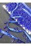 Blue Beaded Fringe Tassel Decorative Strip Accessory Hobby - 5