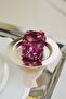 2-Piece Silver Tray, Heart-Shaped Coffee Cup, Turkish Delight Bowl Set 8 Pieces - 4